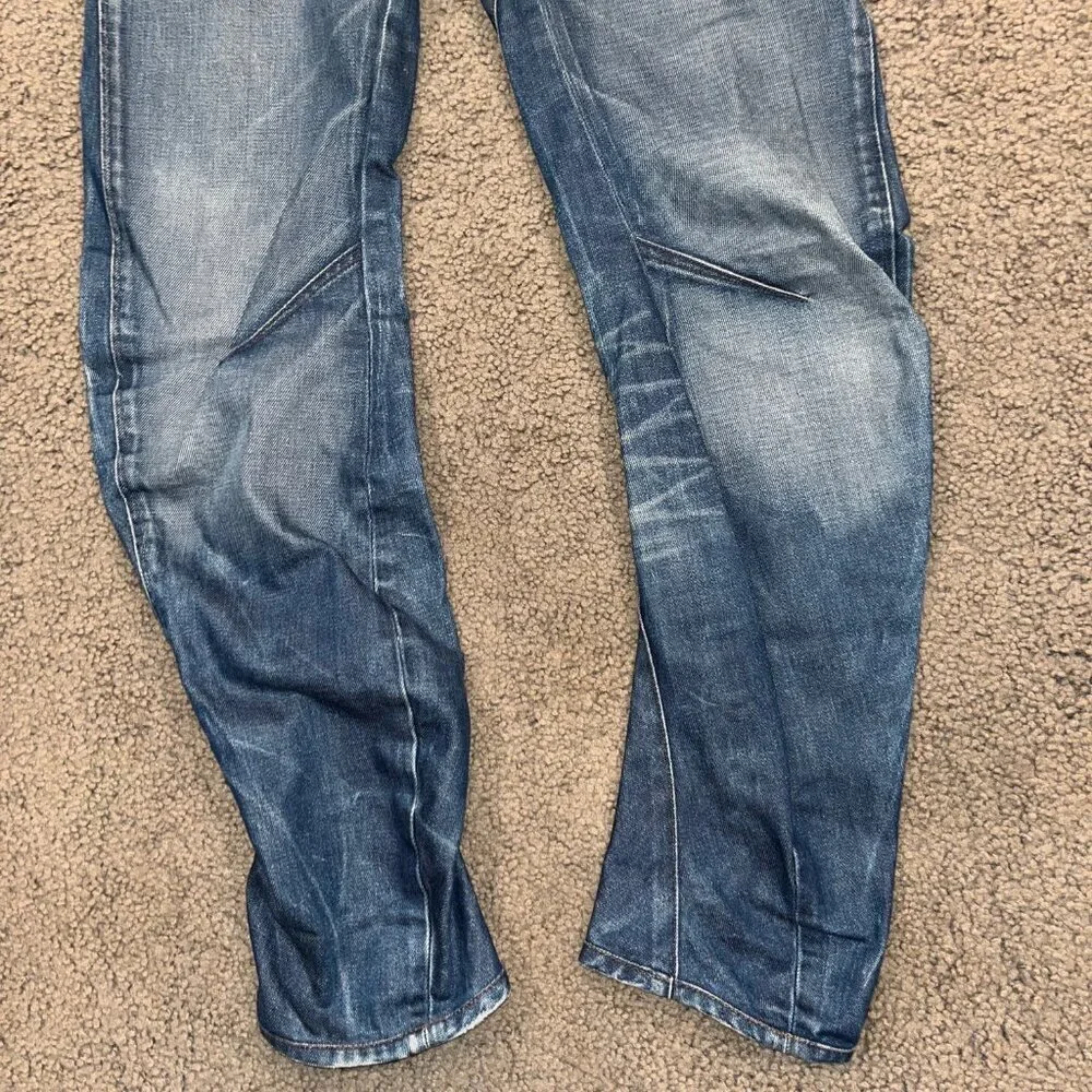 G-Star RAW Arc 3D GS01 Slim Jeans - Medium Vintage Aged Denim Wash Men's Sz. 30